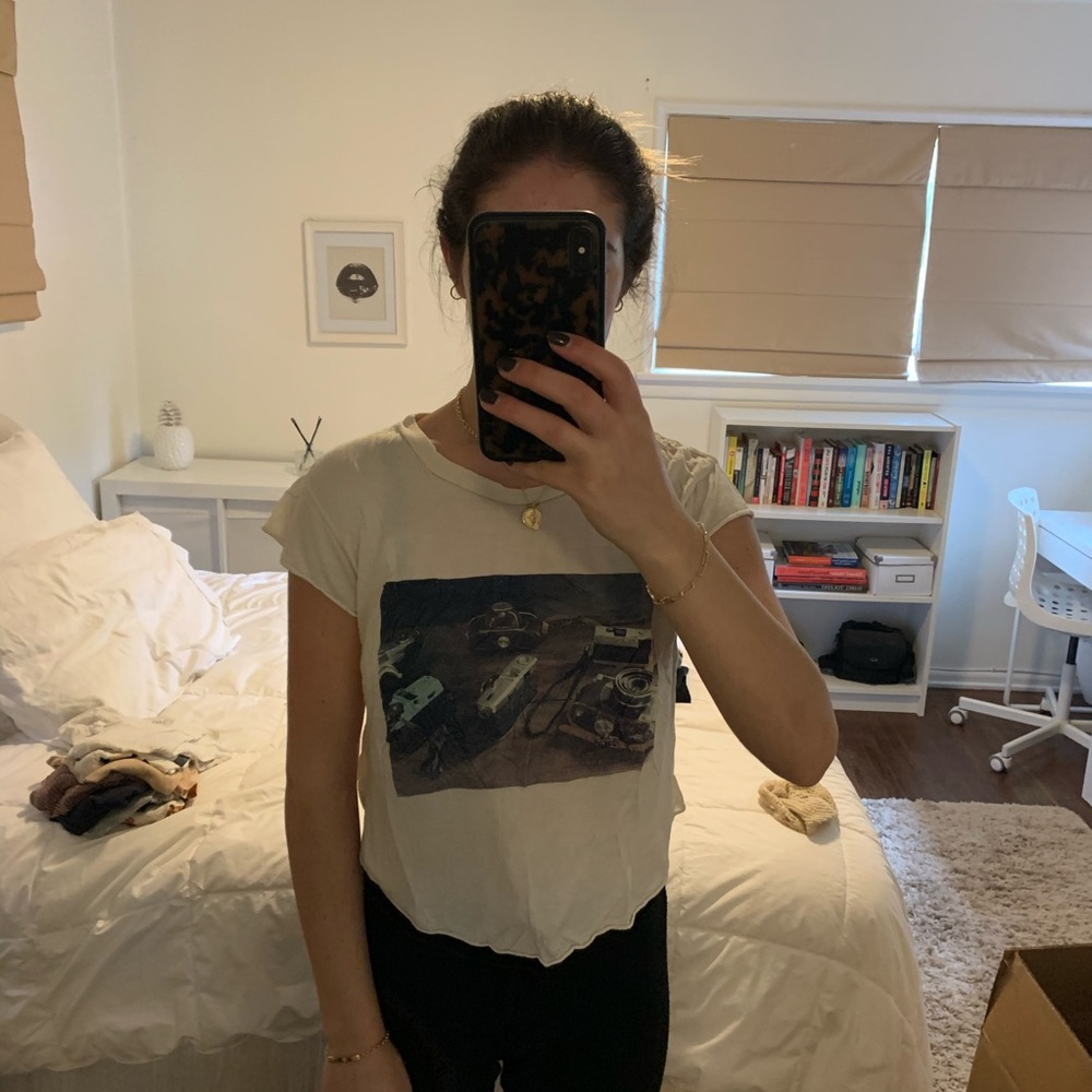 Slightly Cropped Brandy Melville Graphic Tee